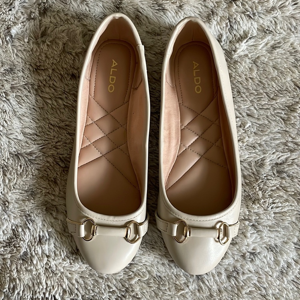ALDO Cream Flats